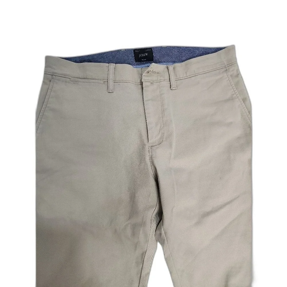 J.Crew 484 Slim Chino Pants Mens 28x30 Khaki Tan Business Casual Classic